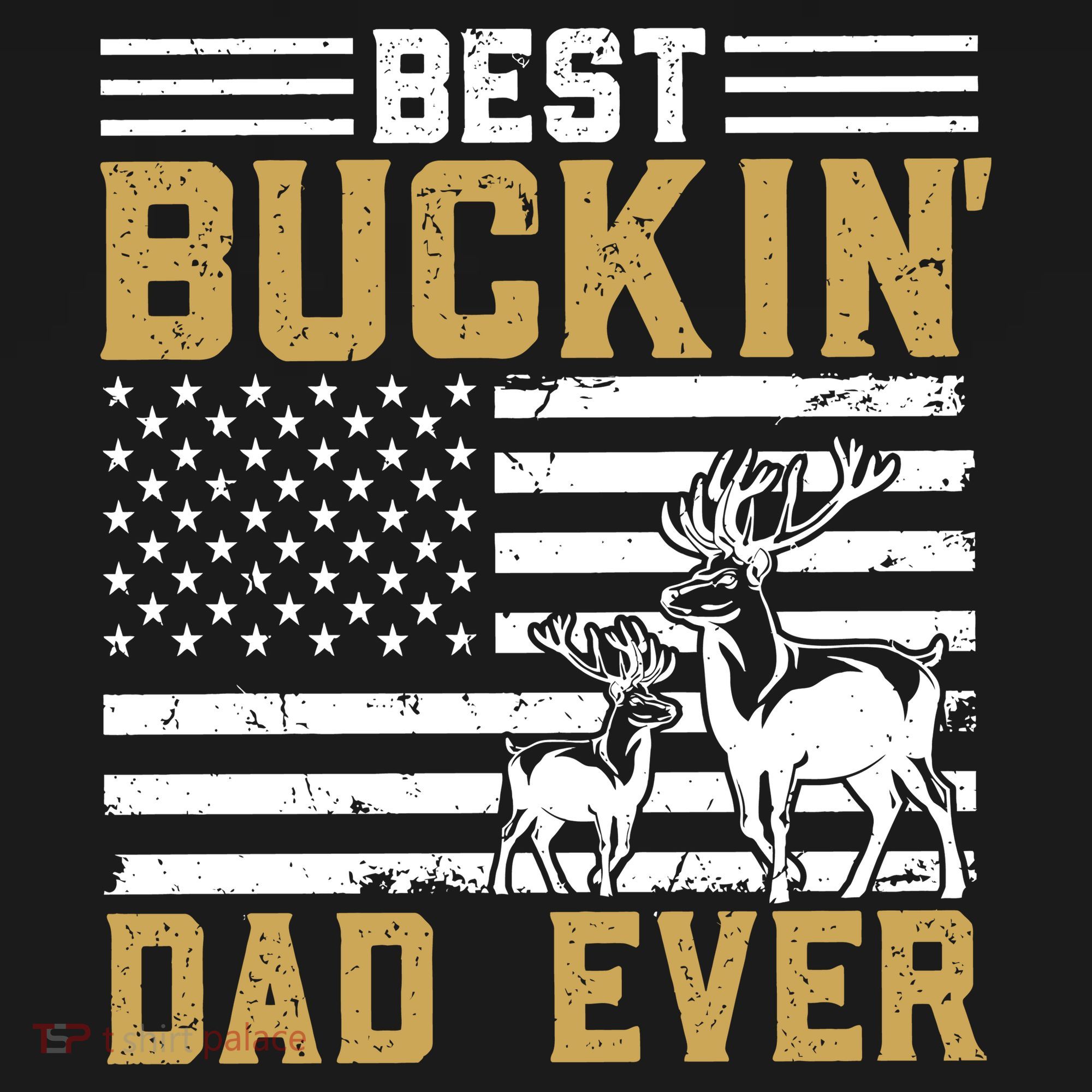 Men Best Buckin Dad Ever Deer Hunting Bucking Fathers Day Gift Long Sleeve Shirt