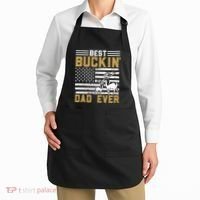 Men Best Buckin Dad Ever Deer Hunting Bucking Fathers Day Gift Apron thumb 2