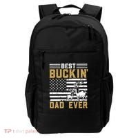 Men Best Buckin Dad Ever Deer Hunting Bucking Fathers Day Gift Backpack thumb 0