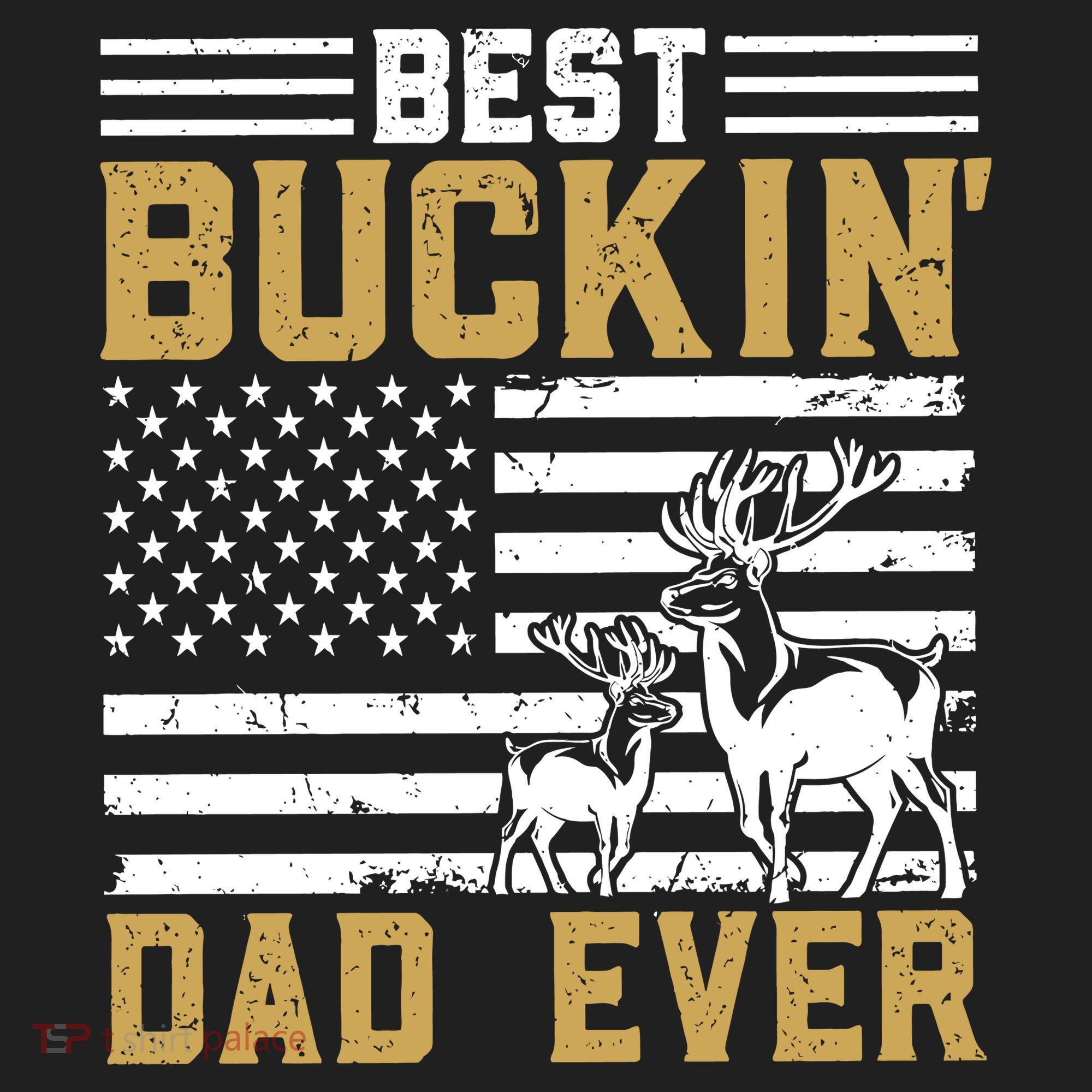 Men Best Buckin Dad Ever Deer Hunting Bucking Fathers Day Gift Beanie