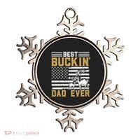 Men Best Buckin Dad Ever Deer Hunting Bucking Fathers Day Gift Ornament thumb 0