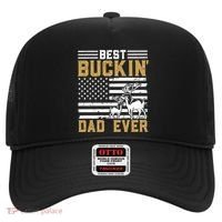 Men Best Buckin Dad Ever Deer Hunting Bucking Fathers Day Gift Hat thumb 0