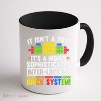 Master Builder Bricks Blocks Play Toys Coffee Mug thumb 1
