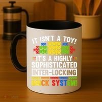 Master Builder Bricks Blocks Play Toys Coffee Mug thumb 4