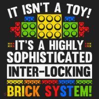 Master Builder Bricks Blocks Play Toys V.I.T. Fleece Crew Sweatshirt thumb 2