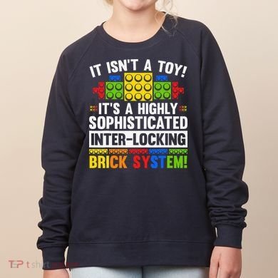 Master Builder Bricks Blocks Play Toys Women's Sweatshirt