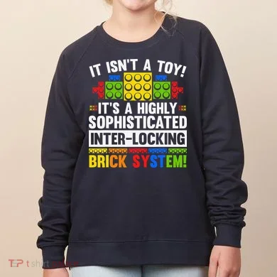 Master Builder Bricks Blocks Play Toys Women's Sweatshirt