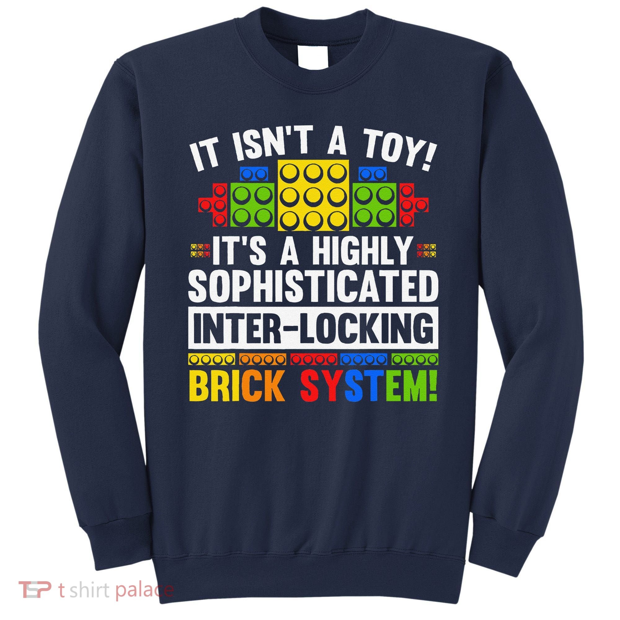 Master Builder Bricks Blocks Play Toys Sweatshirt