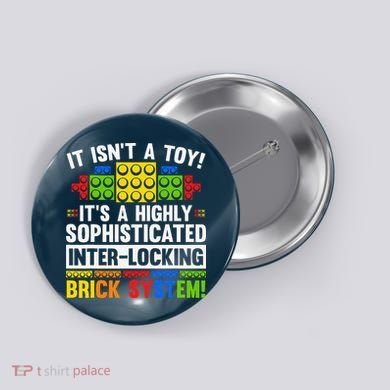 Master Builder Bricks Blocks Play Toys Button