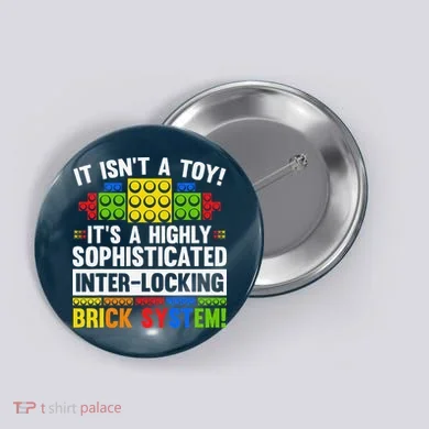 Master Builder Bricks Blocks Play Toys Button