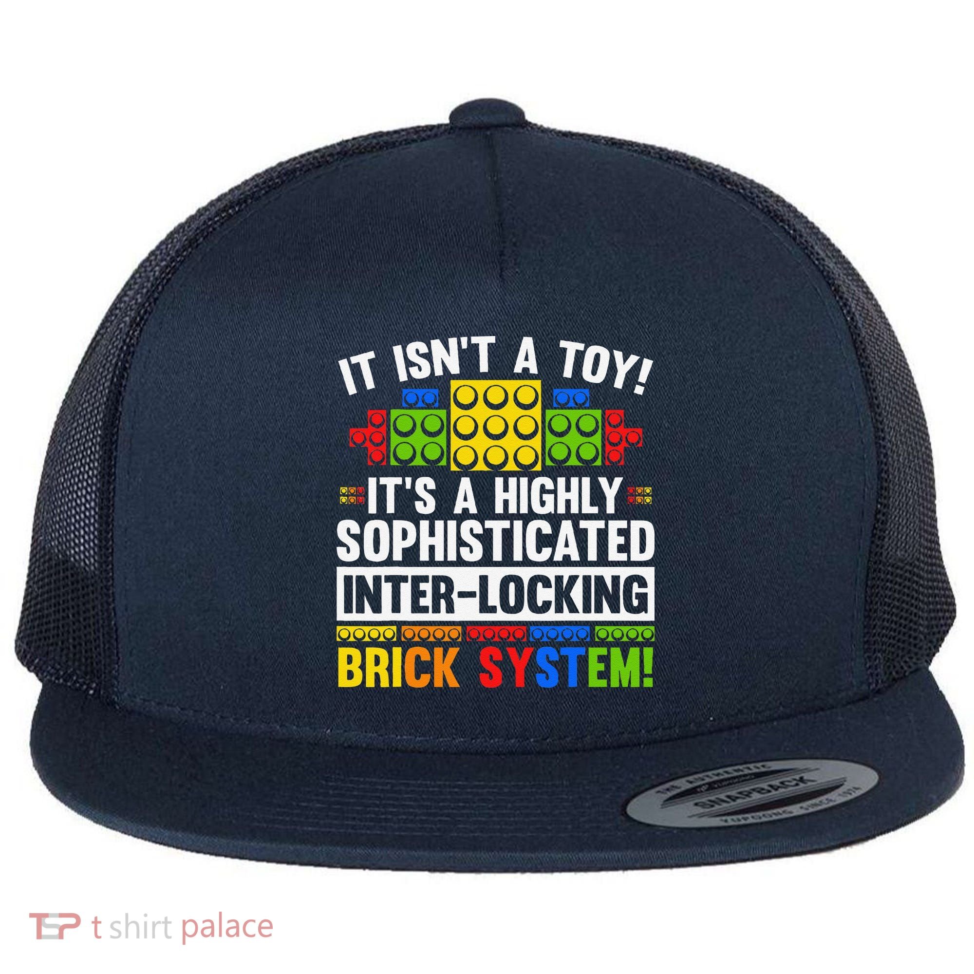 Master Builder Bricks Blocks Play Toys Flat Bill Trucker Hat