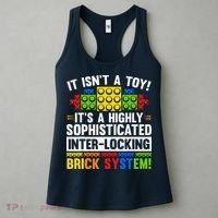 Master Builder Bricks Blocks Play Toys Women's Tank Top thumb 3