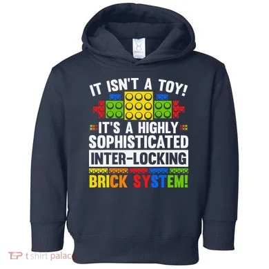 Master Builder Bricks Blocks Play Toys Toddler Hoodie