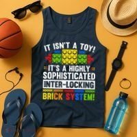 Master Builder Bricks Blocks Play Toys Tank Top thumb 4