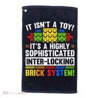 Master Builder Bricks Blocks Play Toys Golf Towel thumb 0