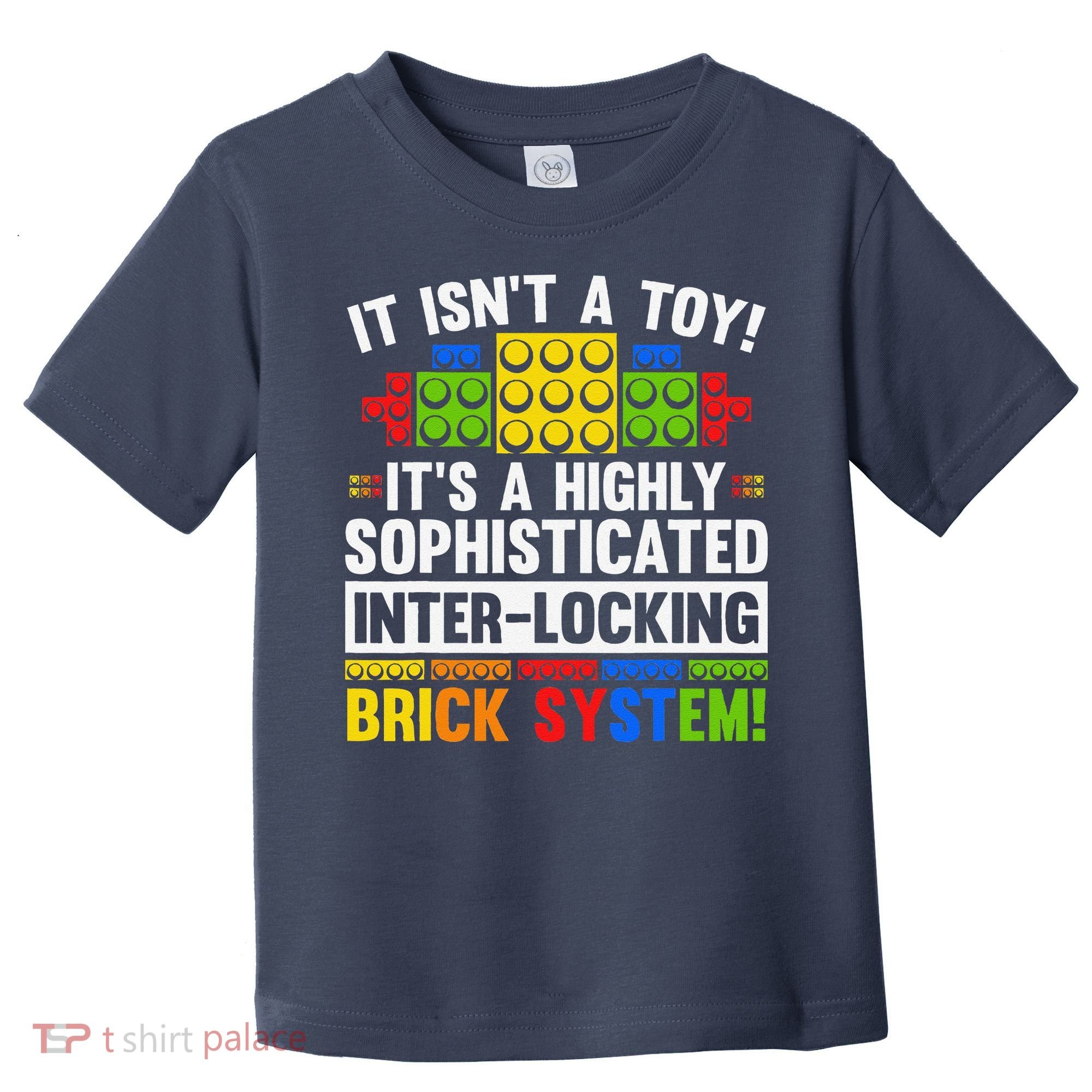 Master Builder Bricks Blocks Play Toys Toddler T-Shirt