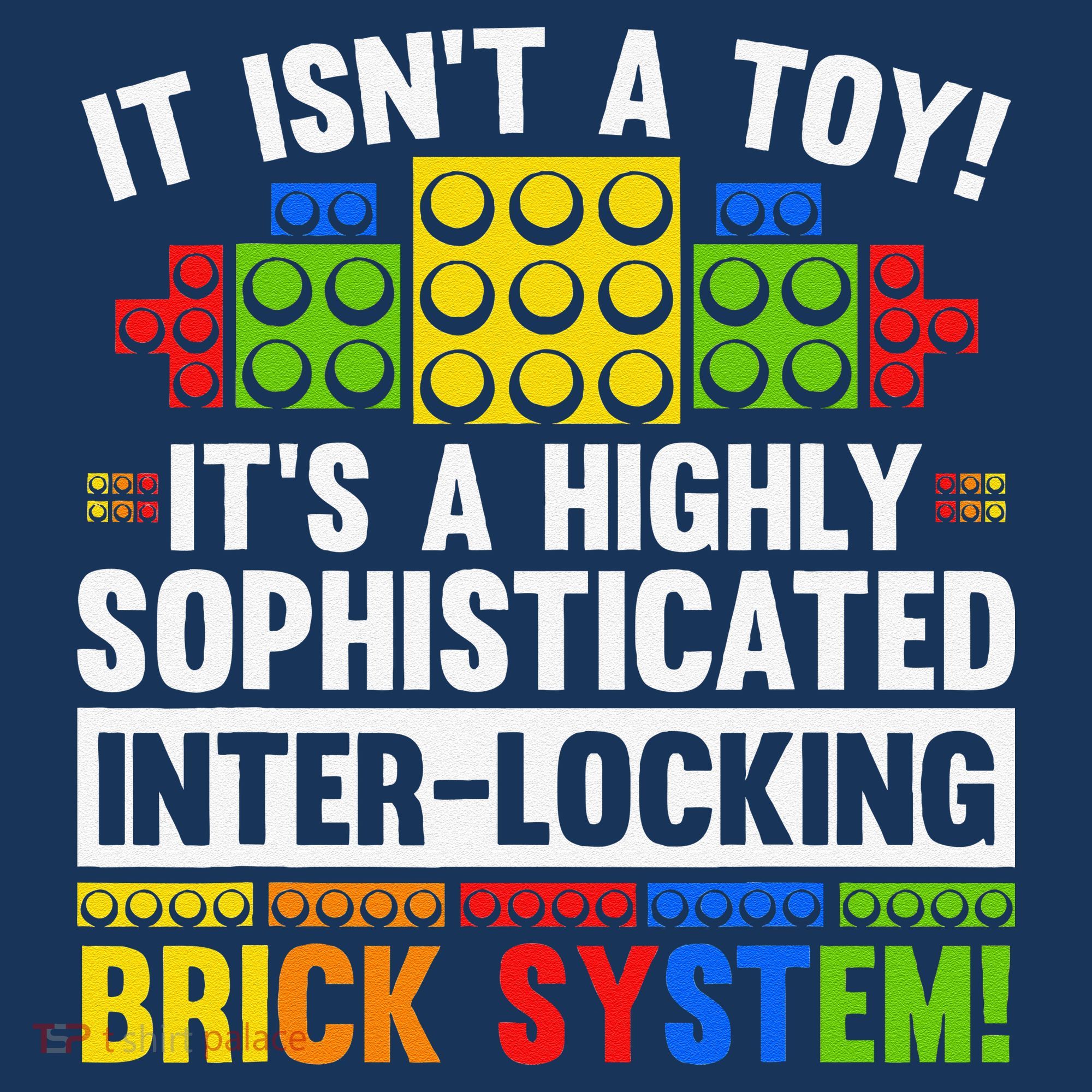 Master Builder Bricks Blocks Play Toys Toddler T-Shirt
