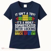 Master Builder Bricks Blocks Play Toys Women's T-Shirt thumb 0