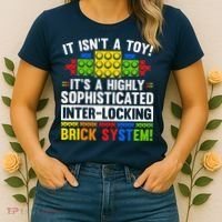 Master Builder Bricks Blocks Play Toys Women's T-Shirt thumb 2