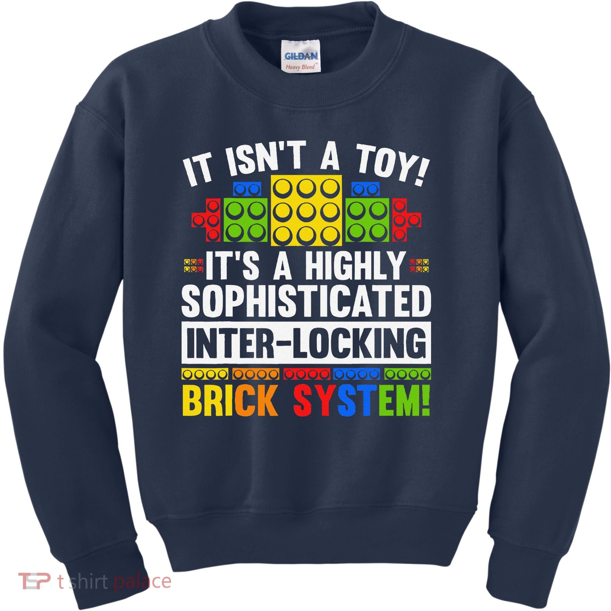 Master Builder Bricks Blocks Play Toys Kids Sweatshirt
