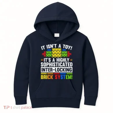 Master Builder Bricks Blocks Play Toys Kids Hoodie