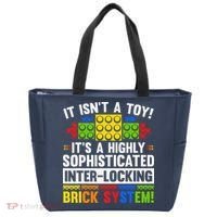 Master Builder Bricks Blocks Play Toys Tote Bag thumb 0