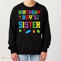 Master Builder Birthday Sister Building Bricks Blocks Women's Sweatshirt thumb 0