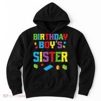 Master Builder Birthday Sister Building Bricks Blocks Hoodie thumb 0