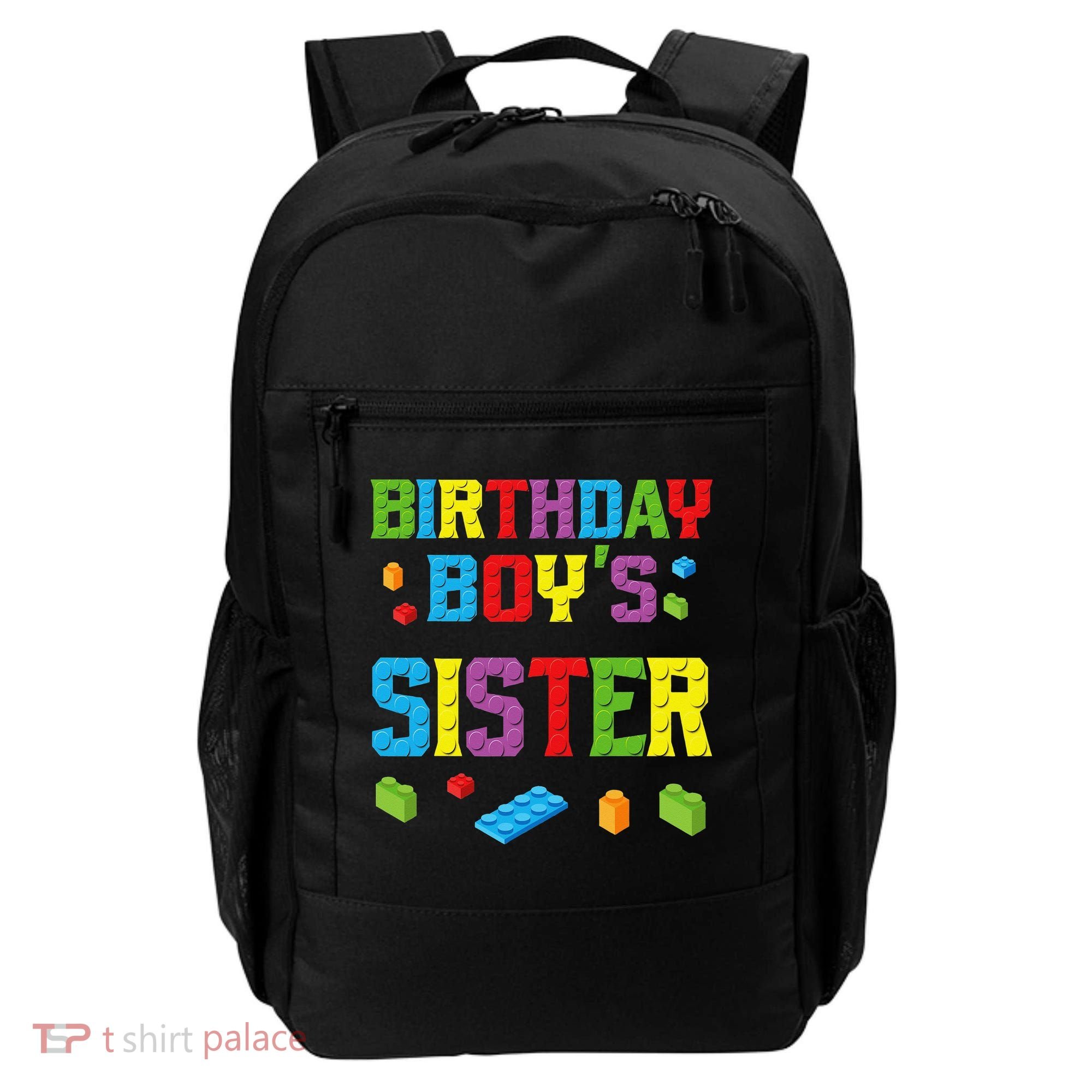 Master Builder Birthday Sister Building Bricks Blocks Backpack