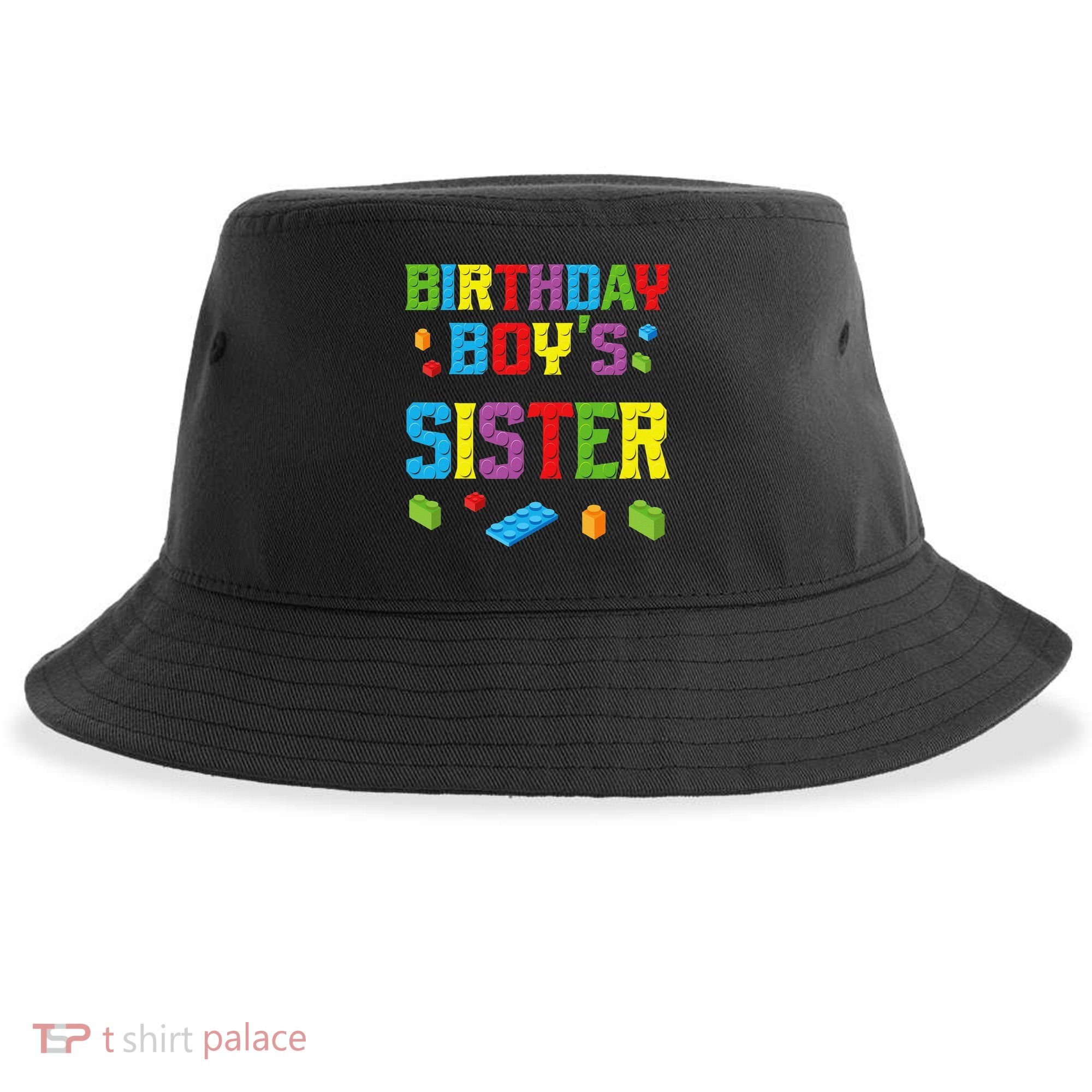 Master Builder Birthday Sister Building Bricks Blocks Sustainable Bucket Hat