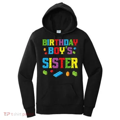 Master Builder Birthday Sister Building Bricks Blocks Women's Hoodie