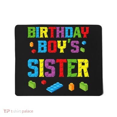 Master Builder Birthday Sister Building Bricks Blocks Mousepad