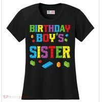 Master Builder Birthday Sister Building Bricks Blocks Women's Cooling Performance Crew T-Shirt thumb 0