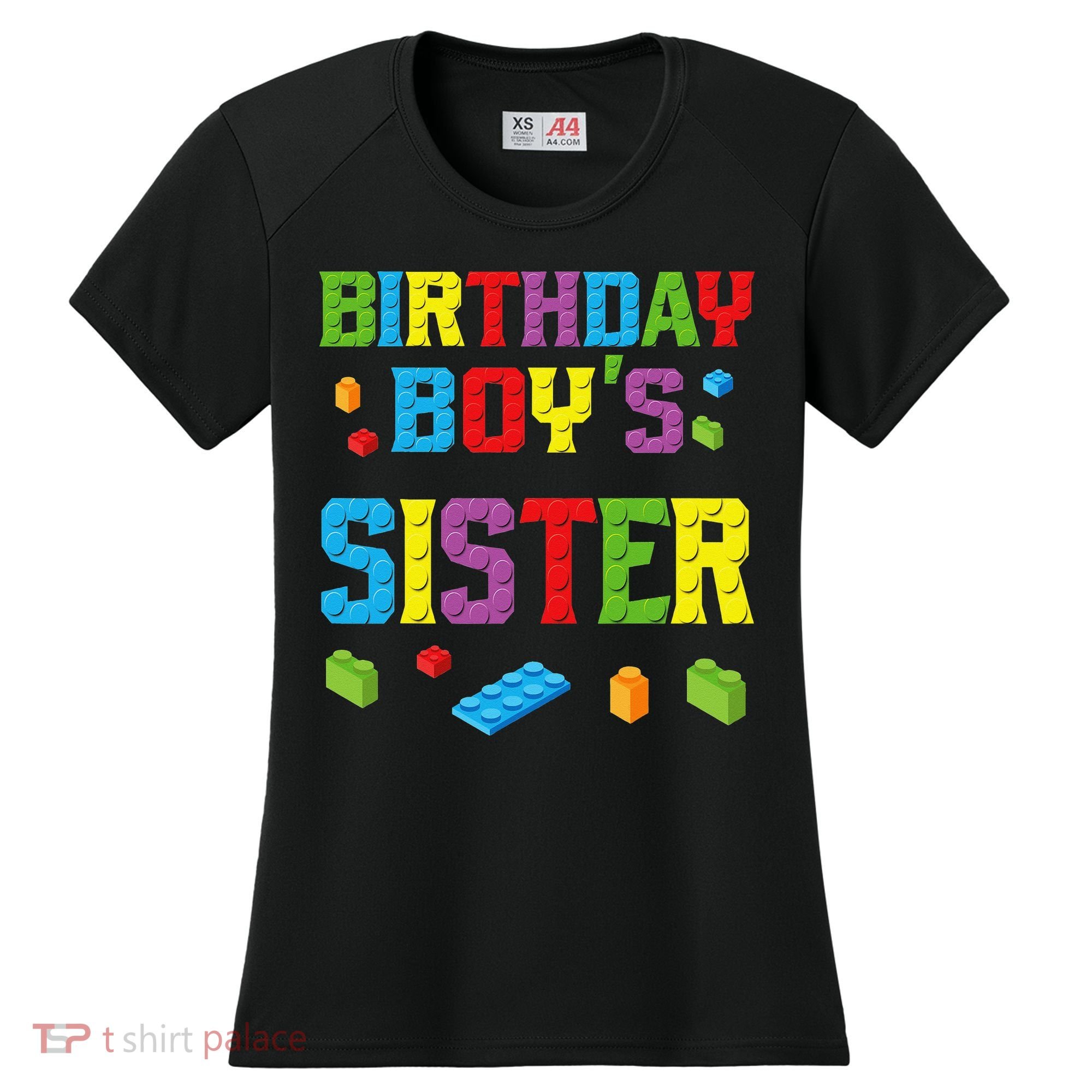 Master Builder Birthday Sister Building Bricks Blocks Women's Cooling Performance Crew T-Shirt