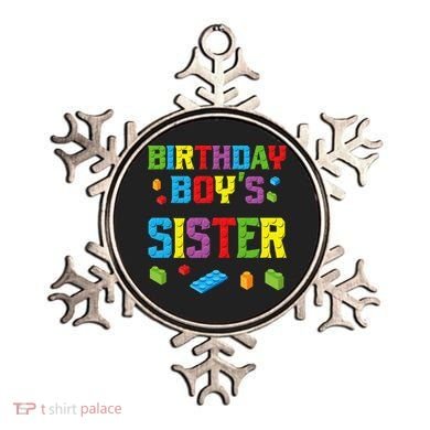 Master Builder Birthday Sister Building Bricks Blocks Ornament