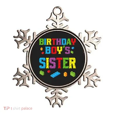 Master Builder Birthday Sister Building Bricks Blocks Ornament