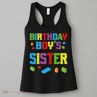 Master Builder Birthday Sister Building Bricks Blocks Women's Tank Top thumb 3