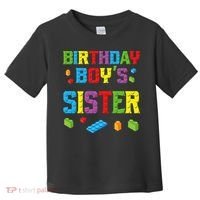 Master Builder Birthday Sister Building Bricks Blocks Toddler T-Shirt thumb 0
