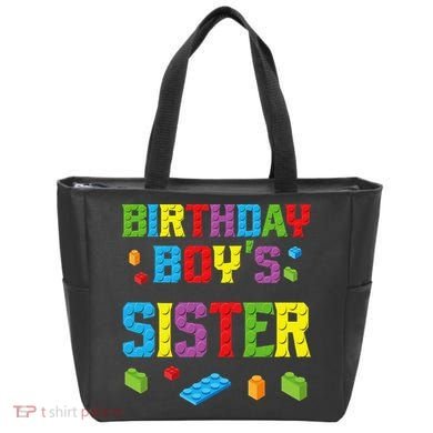 Master Builder Birthday Sister Building Bricks Blocks Tote Bag