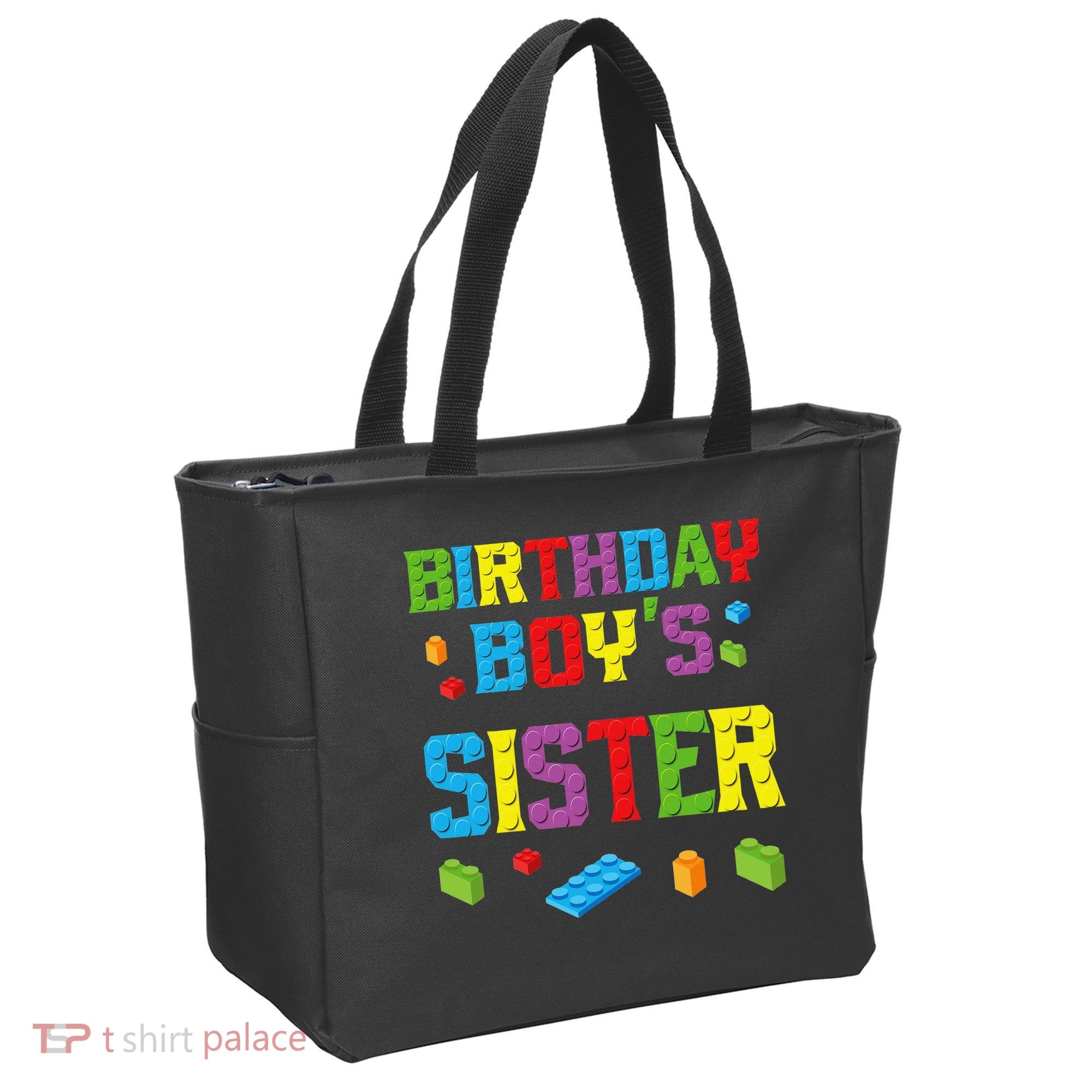 Master Builder Birthday Sister Building Bricks Blocks Tote Bag