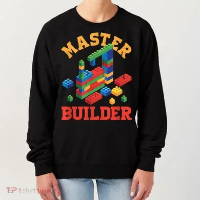 Master Builder Block Building Master Brick Builder Women's Sweatshirt