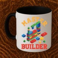 Master Builder Block Building Master Brick Builder Coffee Mug thumb 2