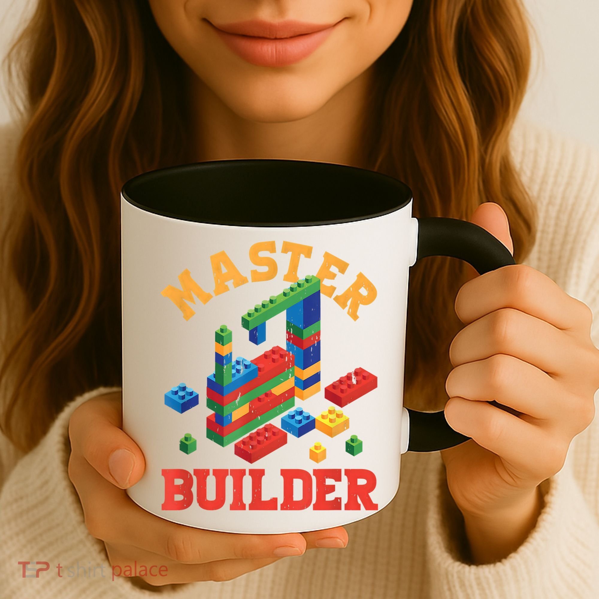 Master Builder Block Building Master Brick Builder Coffee Mug