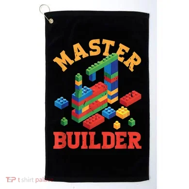 Master Builder Block Building Master Brick Builder Golf Towel