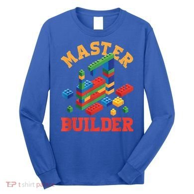 Master Builder Block Building Master Brick Builder Long Sleeve Shirt