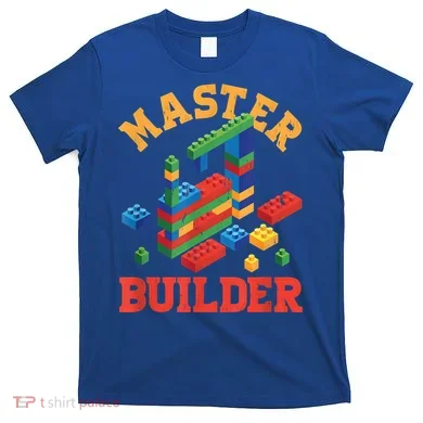 Master Builder Block Building Master Brick Builder T-Shirt