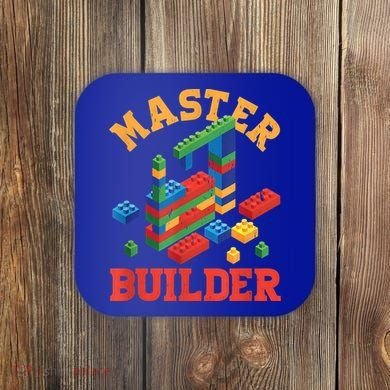 Master Builder Block Building Master Brick Builder Coaster