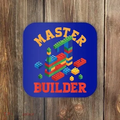Master Builder Block Building Master Brick Builder Coaster