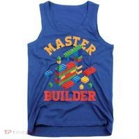 Master Builder Block Building Master Brick Builder Tank Top thumb 0