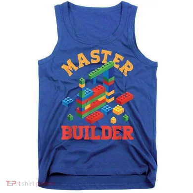 Master Builder Block Building Master Brick Builder Tank Top